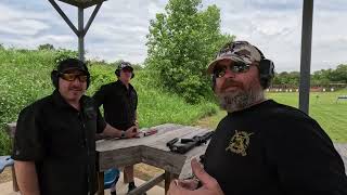 Saturdays 2 gun match at Gun Runners Shooting Sports we talk with Shadow Silencers [upl. by Nyllaf]