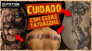 CUIDADO Tatuagens que podem ter outros significados [upl. by Yecram]