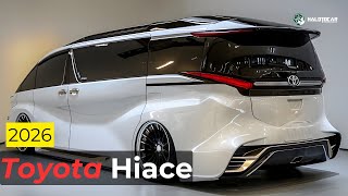 Amaze All New 2026 Toyota HiAce Luxury Revealed  A New Era of Elegance [upl. by Caddaric]