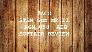 STEN Gun MkII SOFTAIR REVIEW ACG HDdeutsch [upl. by Tillfourd110]