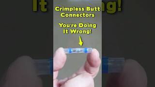 Crimpless Butt Connectors  Theres A Better Way [upl. by Alric]