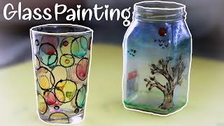 GLASS PAINTING IDEAS [upl. by Benjy489]