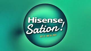 HISENSEsation Raffle Mechanics  Starts from October 15 to November 302024 [upl. by Asserrac494]