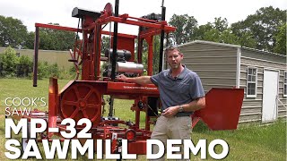 2024 Cooks Saw MP32 Portable Sawmill Demo [upl. by Eniale]