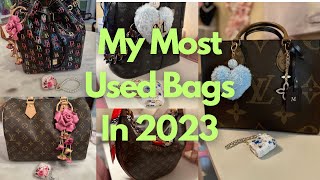 MY MOST USED BAGS IN 2023 💖💖 [upl. by Ogu596]