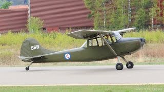 Airplane Acrobatics  Cessna L19 Bird dog [upl. by Normac586]