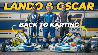 Lando Norris amp Oscar Piastri back to Karting [upl. by Axel]