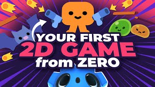 Your First 2D GAME From Zero with GODOT 4 Vampire Survivor Style [upl. by Brandtr]