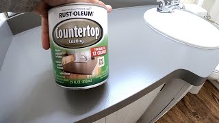 FORMICA COUNTERTOP PAINT Easy DIY [upl. by Ettenwahs648]