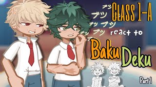 Class 1A react to BakuDeku  Part 15  MhaBnha  Gacha life 2  by Faye [upl. by Nnyleak]