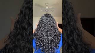 EASY CURLY HAIR ROUTINE  My curly hair journey shorts [upl. by Aysahc]