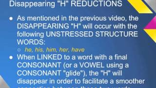 Advanced Speaking amp Pronunciation Video 6Linking [upl. by Shirlene]