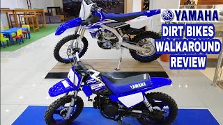 Yamaha Dirt Bikes Walkaround ReviewYZ250FX PW50 SEROW 250 [upl. by Witha972]