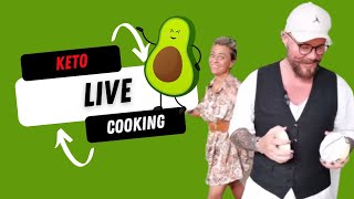 KETO LIVE COOKING  Butternut Kürbis Ingwer Tee amp Halloween Camenbert 🎃 [upl. by Ardnassak272]