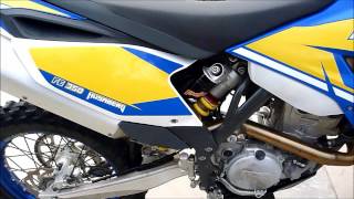 2013 Husaberg FE350 Suspension Tips [upl. by Namwob]