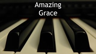 Amazing Grace  piano hymn with lyrics [upl. by Jervis]