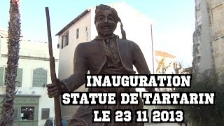 Inauguration statue Tartarin de Tarascon [upl. by Anitnerolf]