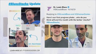 Wash U doctor faces off against Blues Scandella in No Shave November [upl. by Desberg897]