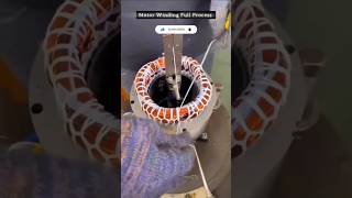 Motor Winding Full Process 😮 shorts shortsfeed ytshorts ytviral electrical [upl. by Traver174]