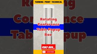 Popup Box Rotating Conference Table with Hidden PopupBox Innovative Design Ideas techtips [upl. by Cymbre]