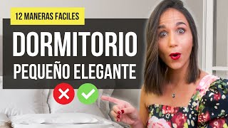 ✅ Mejores trucos para DORMITORIOS PEQUEÑOS 🔥 12 Tips para decorar un DORMITORIO pequeño [upl. by Ailak]