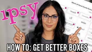 HOW TO FIX YOUR BOXYCHARM BOXES IPSY SURVEY RUNDOWN [upl. by Annasor]