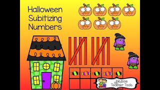 Bledsoe Teacher Tools Halloween Subitizing [upl. by Evad]