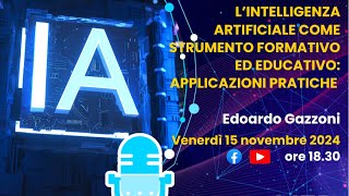 L’AI come strumento formativo ed educativo applicazioni pratiche [upl. by Rehpotirhc]