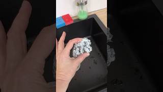 I keep ball of ALUMINUM foil by SINK Clogged drain is thing of the past [upl. by Yatnoed]