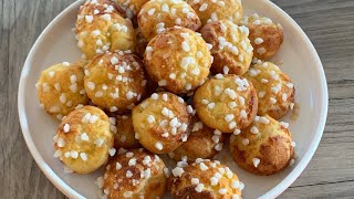 Choux pastry chouquettes recipe  Happy Home Food [upl. by Korney]