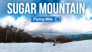 Flying Mile  Sugar Mountain  Ski Resort in NC [upl. by Bryce]