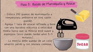 receta para hacer un pastel [upl. by Ahsiat]