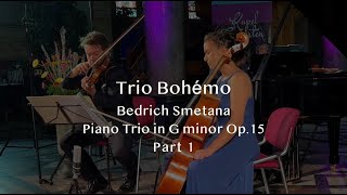 B Smetana Piano Trio in G Minor op 15 part 1 Trio Bohémo at Chapel Bovendonk [upl. by Natasha]