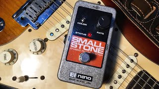 ELECTRO HARMONIX  Small Stone  Phase Shifter Pedal [upl. by Akimahc462]