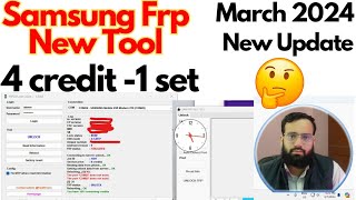 Samsung Frp Tool 🔥 2024 March Update Just 4 credit Unlock Sam Frp [upl. by Wilfreda]