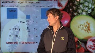 Matematikk 2PY Prosentvis vekst [upl. by Bettine]