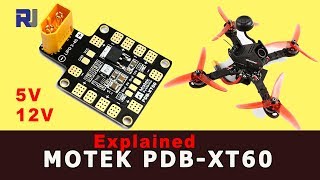 Matek PDB XT60 Power distribution board explained [upl. by Oballa664]