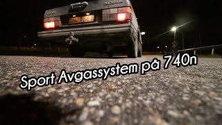 Sportavgassystem på 740n  VLOGG 472 [upl. by Barker]