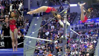 Tiana Sumanasekera Slow Motion Uneven Bars Core Hydration Classic 2024 [upl. by Algy]