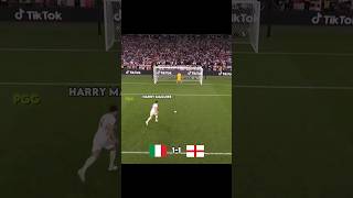 Italy vs England  Penalty shootout Euros 2020 football edit viral euro2024 [upl. by Courcy]