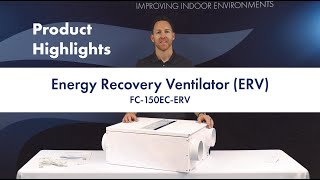 Slim Design Powerful Performance ERV  Energy Recovery Ventilator [upl. by Akehsay763]