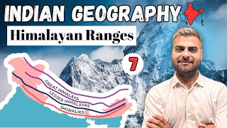 Indian Geography  Himalayan RangesI  Class7 Exam Questionindiangeography youtube [upl. by Carr]