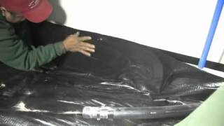 Closed Crawl Space  Sealing the Ground Vapor Retarder to the Wall [upl. by Cirred]