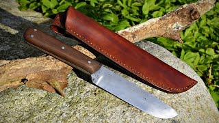 Leather working  Sheath for my Frontier Knife [upl. by Dorothy]