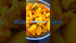 CAULIFLOWER CURRY foodie yummy food youtubeshorts [upl. by Niletac448]