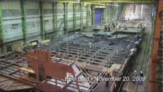 Halifax Shipyard Shipbuilding Time Lapse [upl. by Hedvah704]