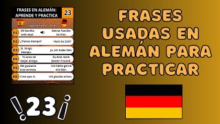 Frases en alemán para aprender y practicar 💥🇩🇪  23 [upl. by Castorina872]