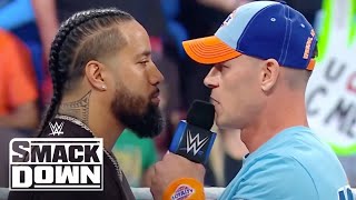 John Cena Tells Jimmy Uso TO QUIT  WWE SmackDown Highlights 9123  WWE on USA [upl. by Dearborn567]