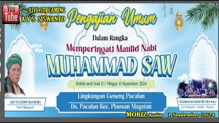 LIVE  Pengajian Umum Bersama  KH TUGIONO BASHORI Dari Milangasri Geneng 15 September 2024 [upl. by Arlynne]