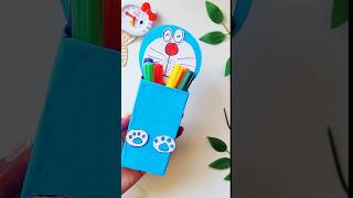 Diy Pen holder craft for kids 😱shorts viral trending youtubeshorts diy comedy funnydoremon [upl. by Adnauqal]